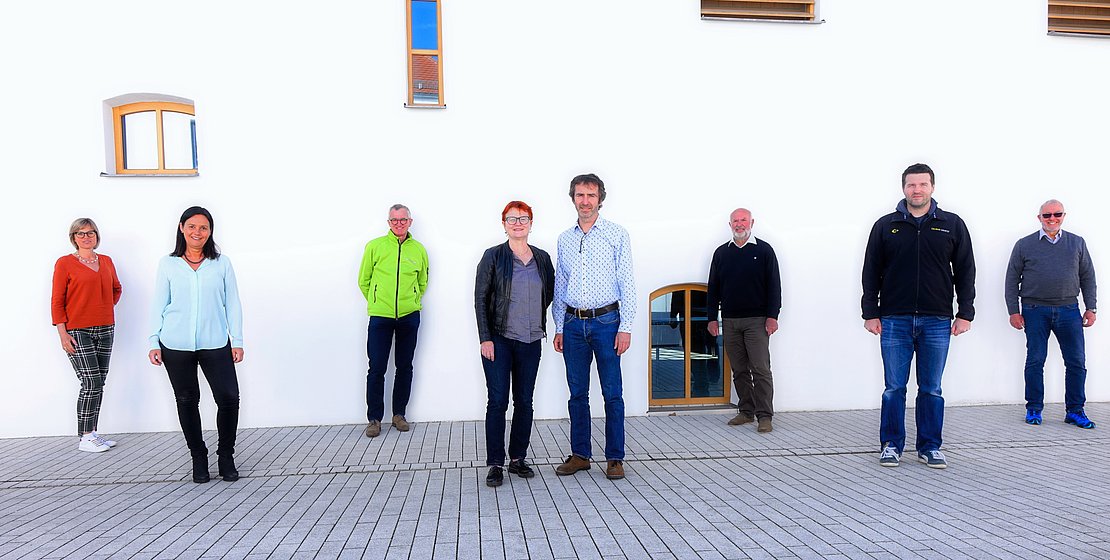 Fundraisingteam Eva Gaupp, Stefanie Finzel, Bernhard Hammerbacher, Christiane und Michael Murner, Werner Mikulasch, Christian Amthor und Dietrich Oppel (von links), Foto K. Eifler