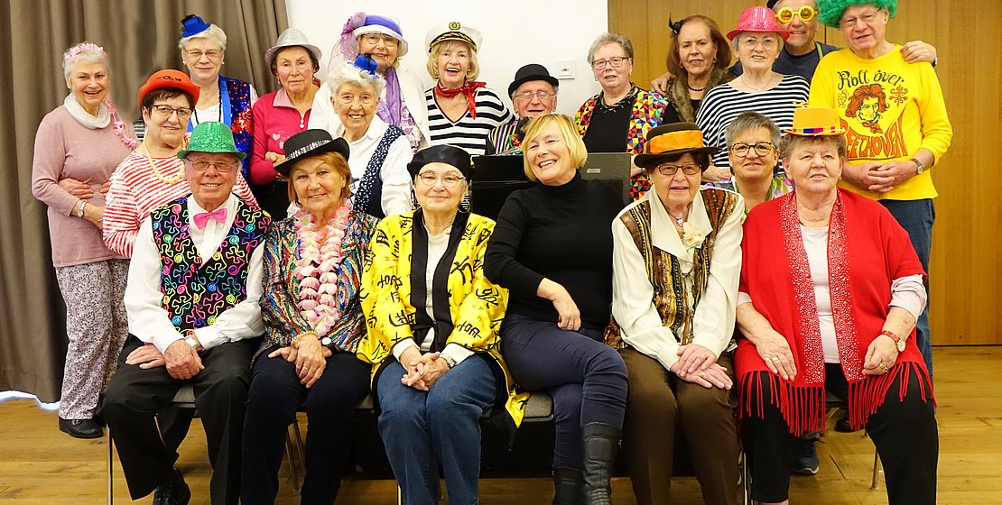 Senioren feiern Fasching, Foto Klaus Eifler