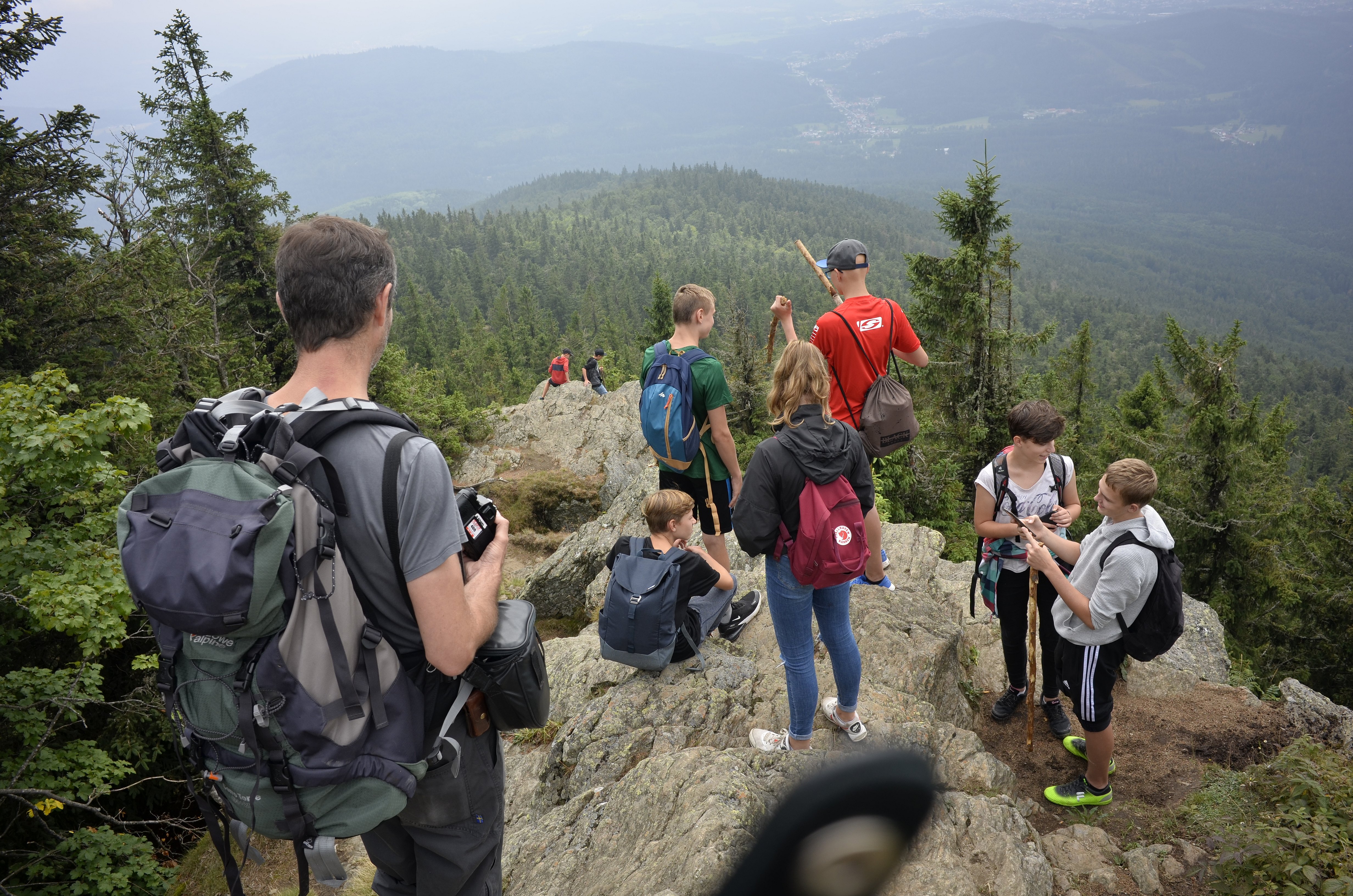 Rast am Gipfel, Foto L. Kaiser