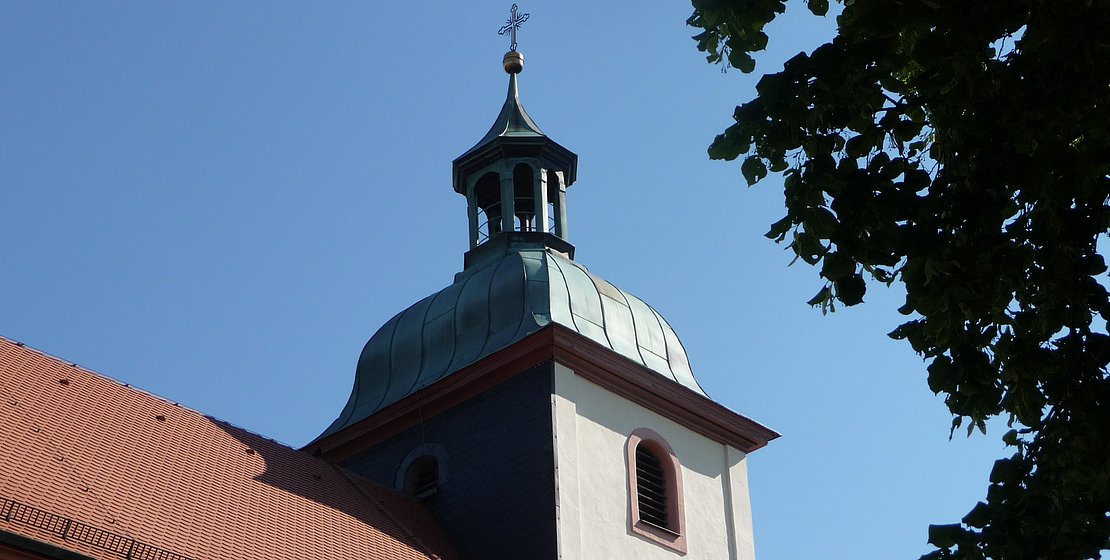 Turm der Schloßkirche Sulzbürg, Foto kb
