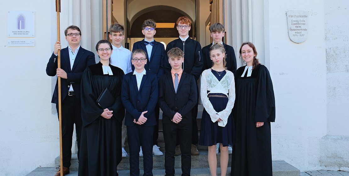 Konfirmation Samstagsgruppe 1, Foto Eifler