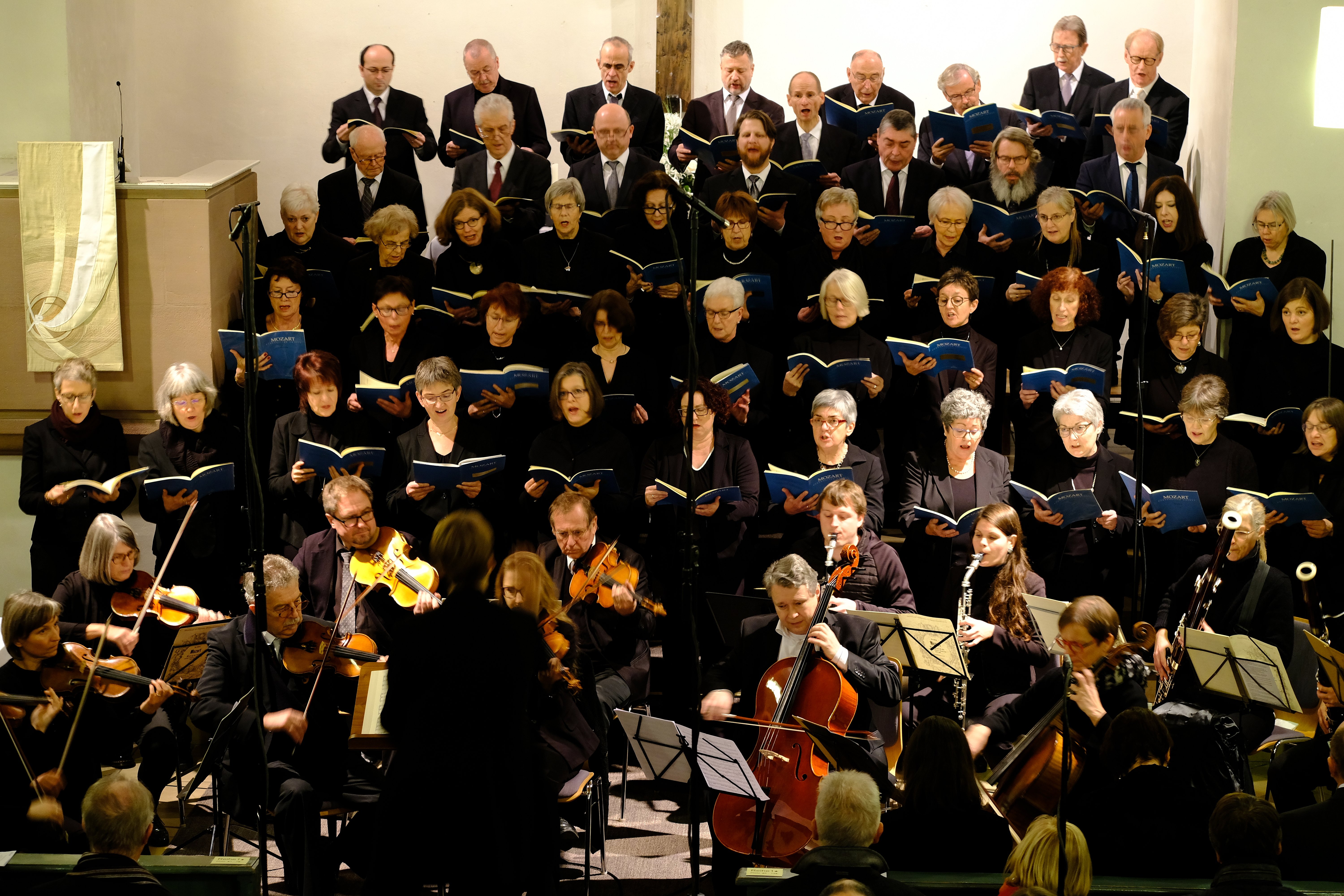 Mozartrequiem Kantorei und einige Solisten in der Christuskirche, Foto Eifler