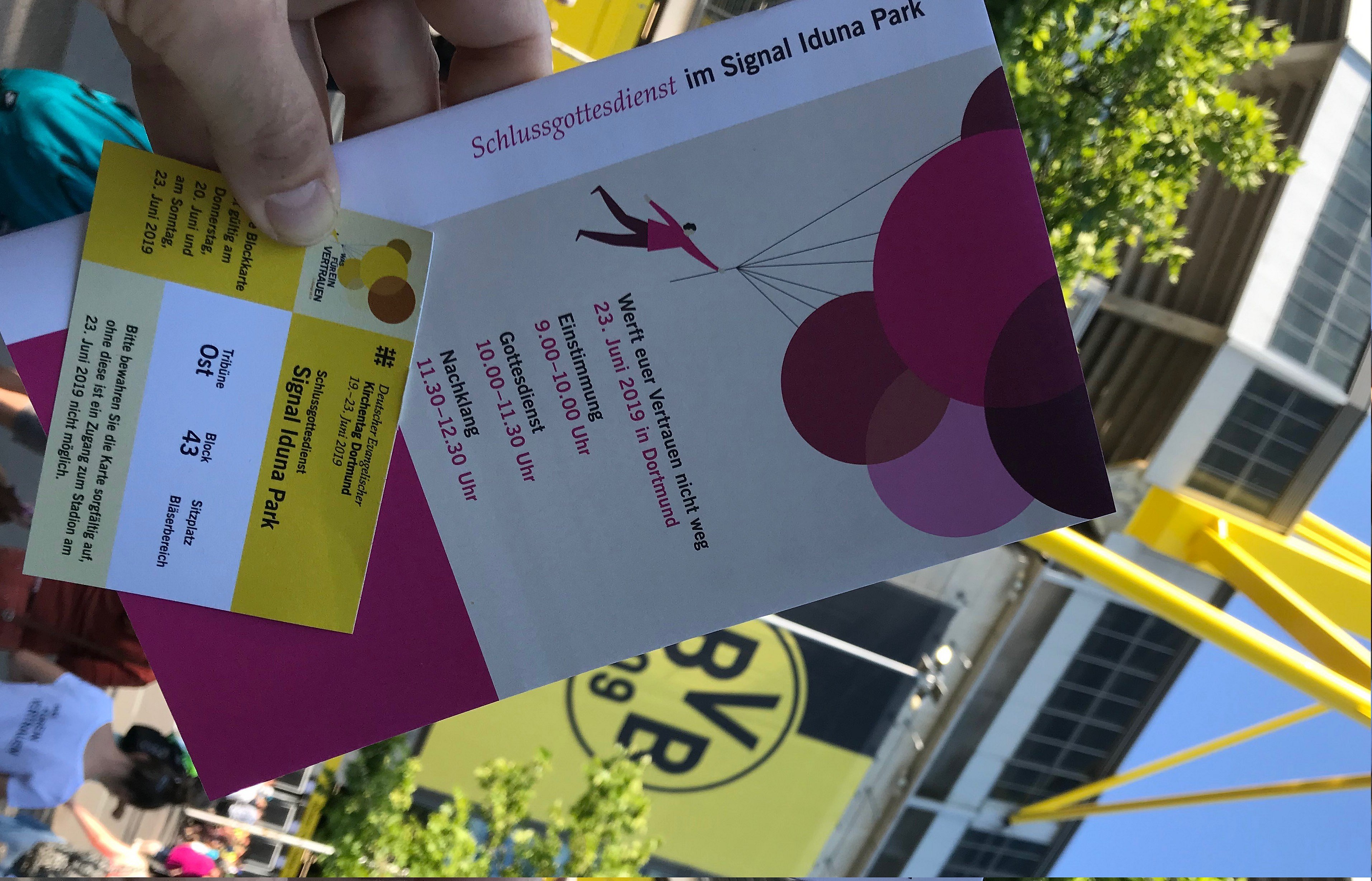 "Werft euer Vertrauen nicht weg", Abschlussgottesdienst Dortmund 23.06.2019