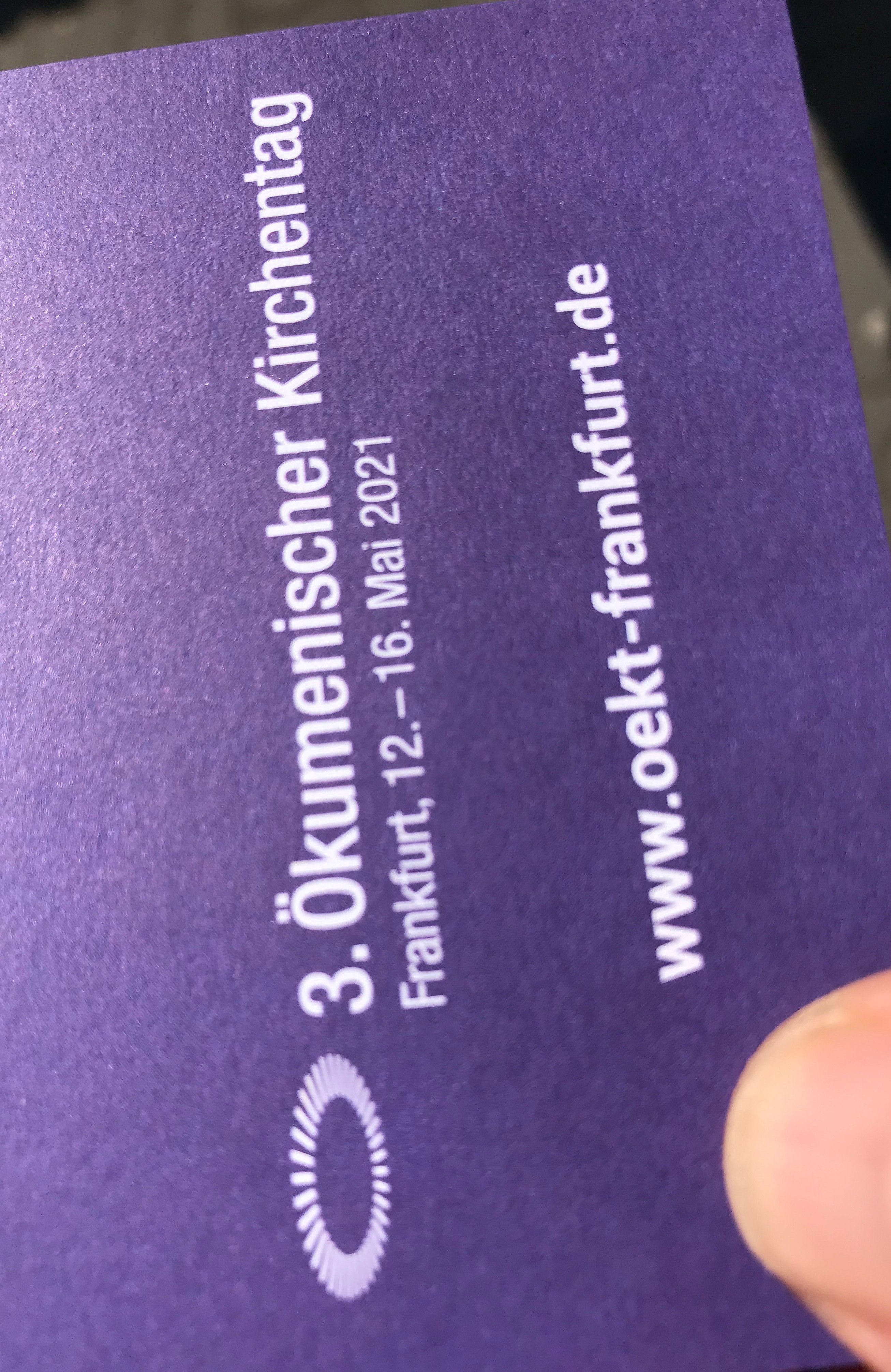 Save the date: öKT 2021