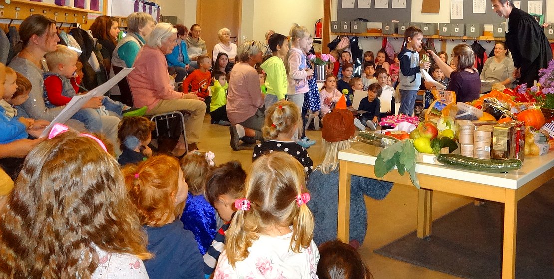 Erntedank im Donauer Kinderhaus