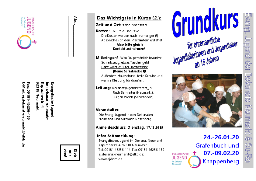 Flyer zum Grundkurs