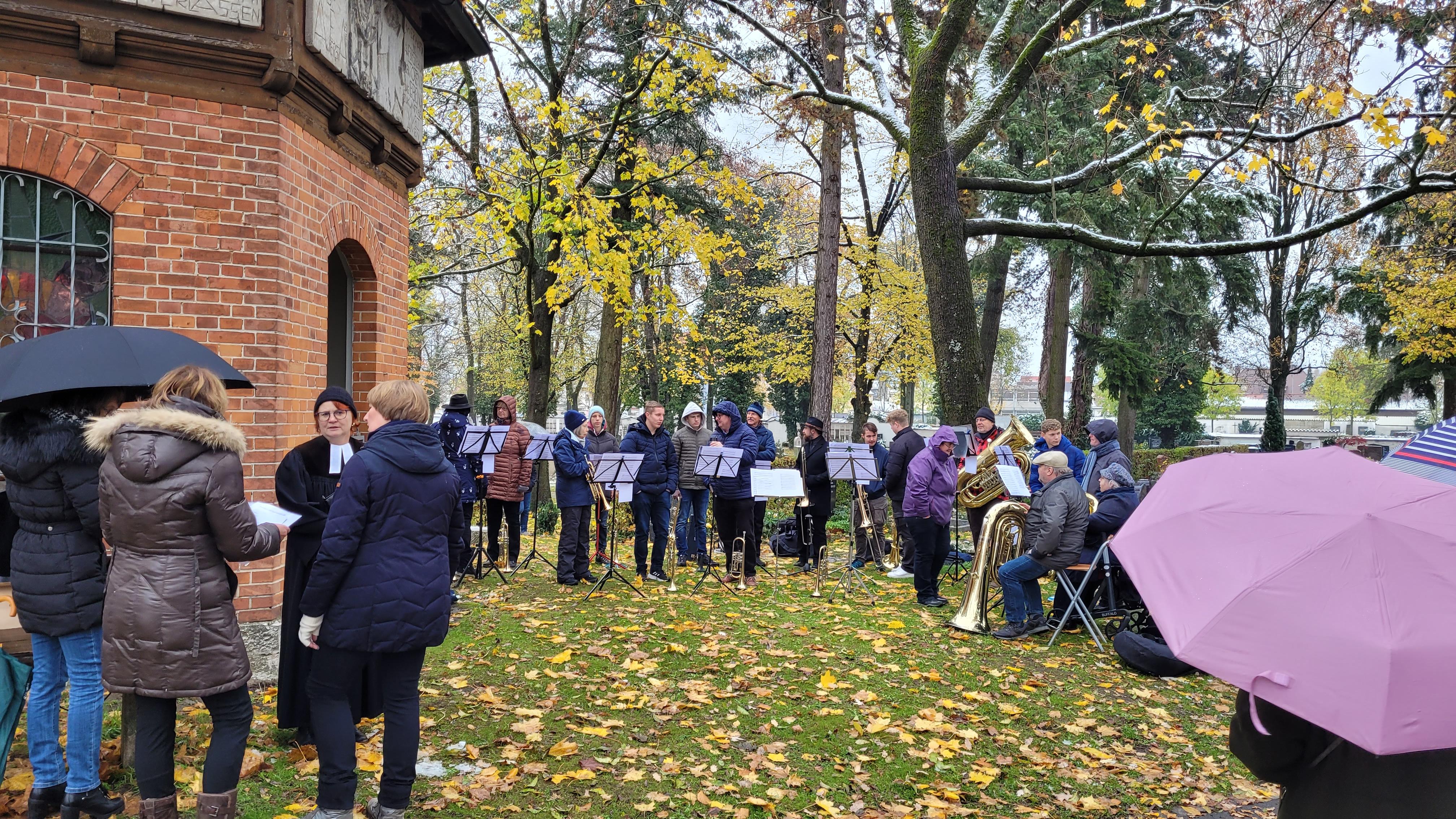 Gottesdienst zum Totensonntag 2022 im Stadtfriedhof, Foto kb
