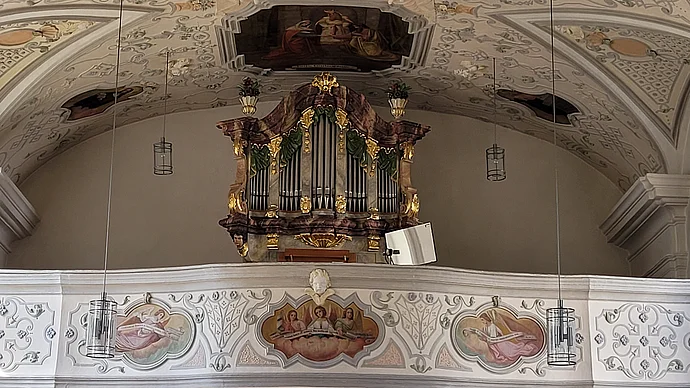St. Anna Innenansicht Orgelempore, Foto www.st-Johannes.de