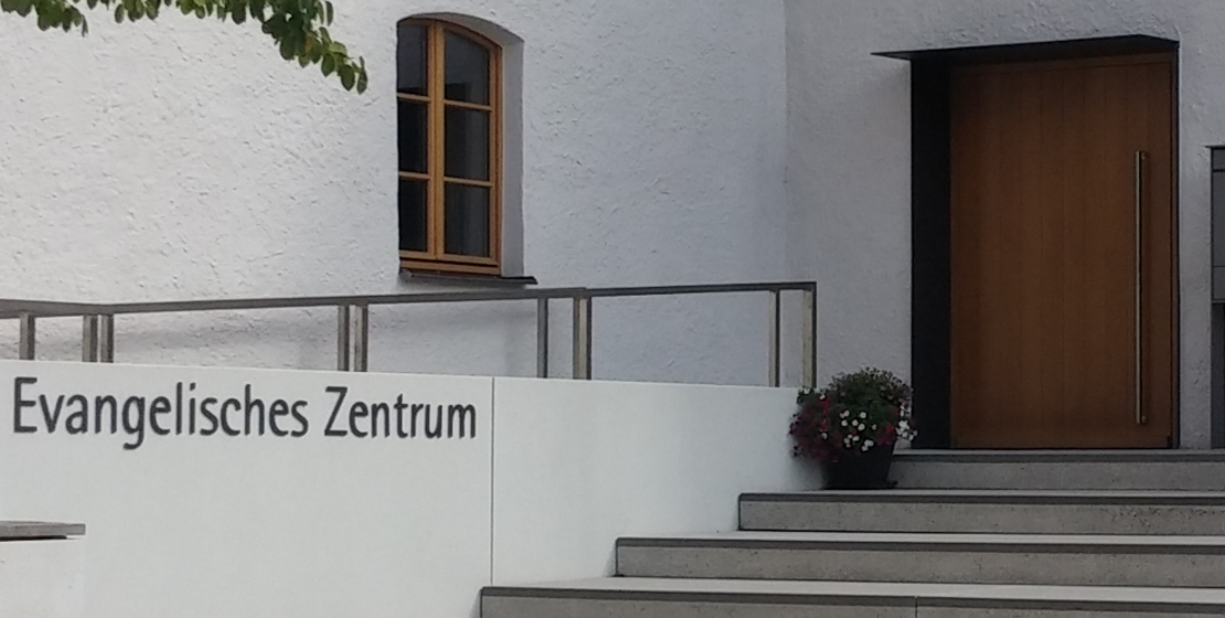 Evangelisches Zentrum, Eingang zum Pfarramt