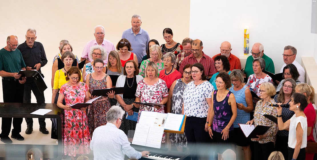 GospelVoices in der Christuskirche am Einweihungssonntag, 25.06.2023, Foto tm