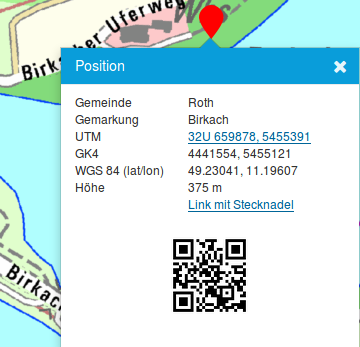 QR-code Strandhaus Rothseegottesdienste, BY-Atlas