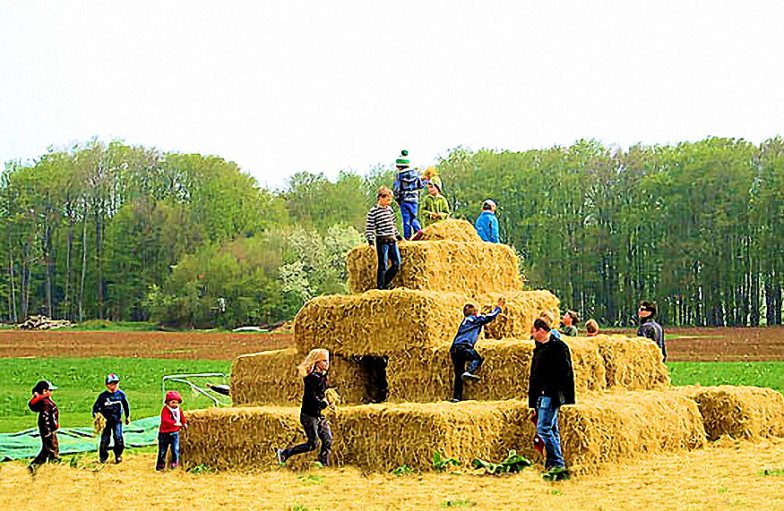 Gemeindeausflug 2019 Strohpyramide, Foto MH