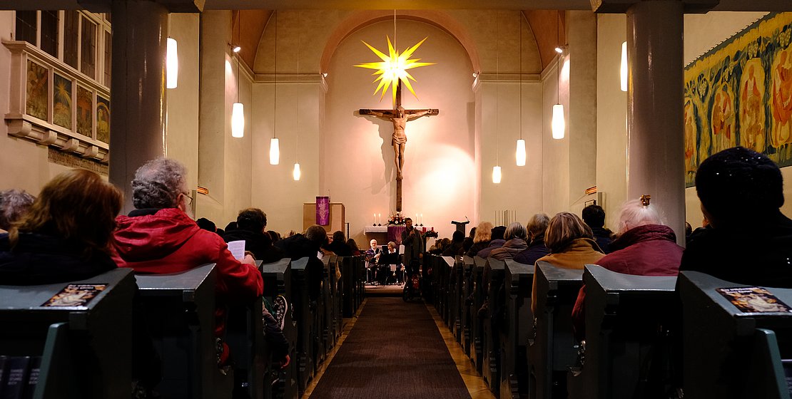 Adventssingen am 2. Dez. 2018 in der Christuskirche, Foto Eifler