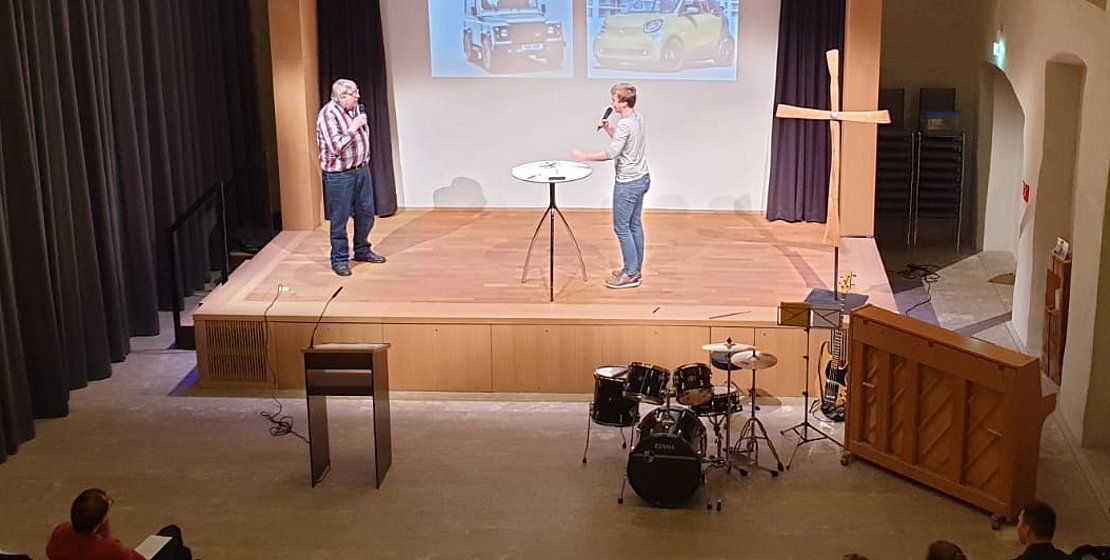 Der Jugendgottesdienst im Klostersaal hatte das Thema nach mir die Sintflut. Foto: Maximilian Knack