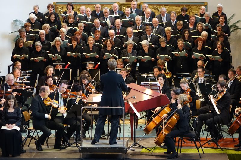 Kantorei präsentiert in der Christuskirche "Die Schöpfung" von Haydn, Foto: 01.10.2017, Eifler